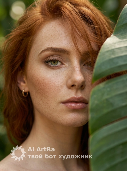 👄 Женские Тропический шёпот: взгляд сквозь листья