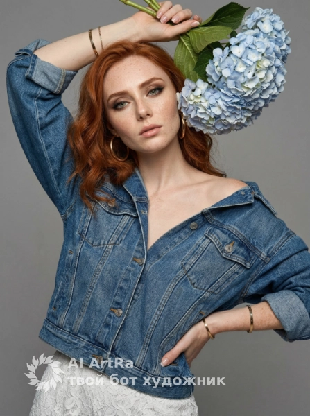 👄 Женские Фотосессия Букет гортензии