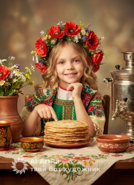 🧸 Детские Масленица: улыбка и стопка блинов