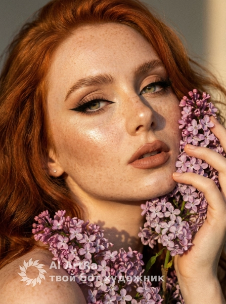 👄 Женские Фотосессия Сиреневый акцент