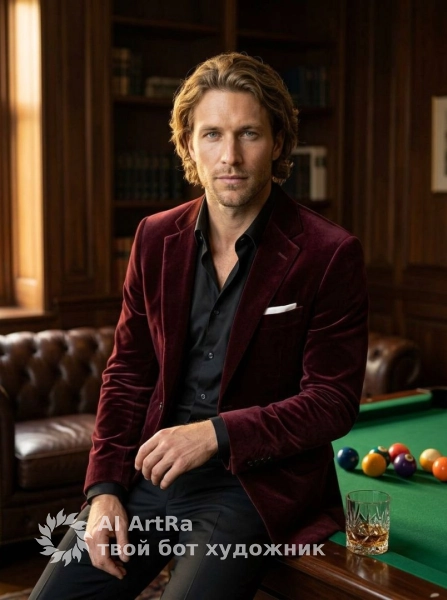 Фотосессия Вечер у бильярда