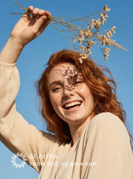 Летний момент: небо, свет и беззаботный смех