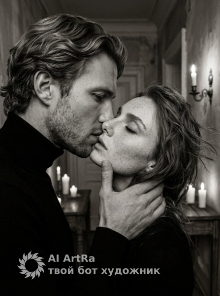 Интимный момент: взгляд и поцелуй