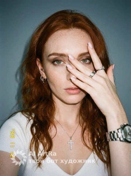 Селфи в стиле 90-х с пленочным эффектом