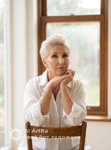 Женский портрет в домашнем интерьере