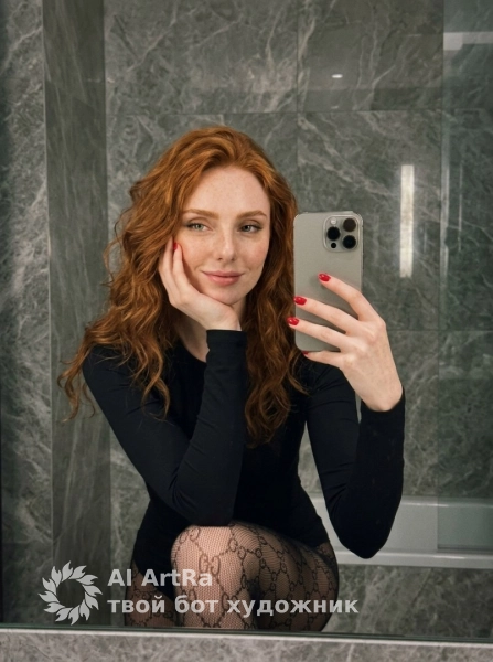 Селфи в зеркале, гламурный стиль и винтажная эстетика