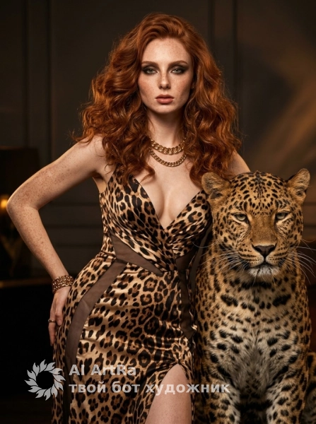 Фотосессия с леопардом: дерзкий образ