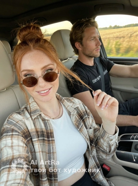 Фотосессия пары в авто: спонтанный кадр и лёгкая улыбка