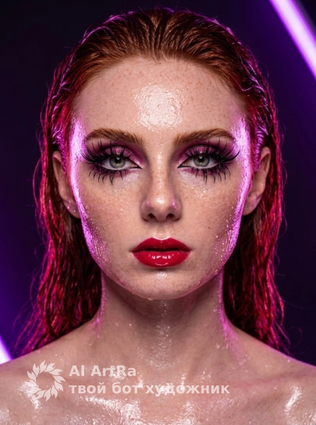 Фотосессия в стиле аниме макияжа