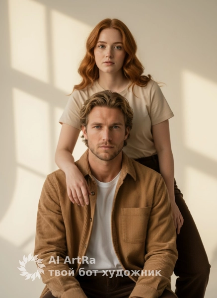 👪 Семейные Фотосессия Безмятежность вдвоём